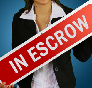 in escrow